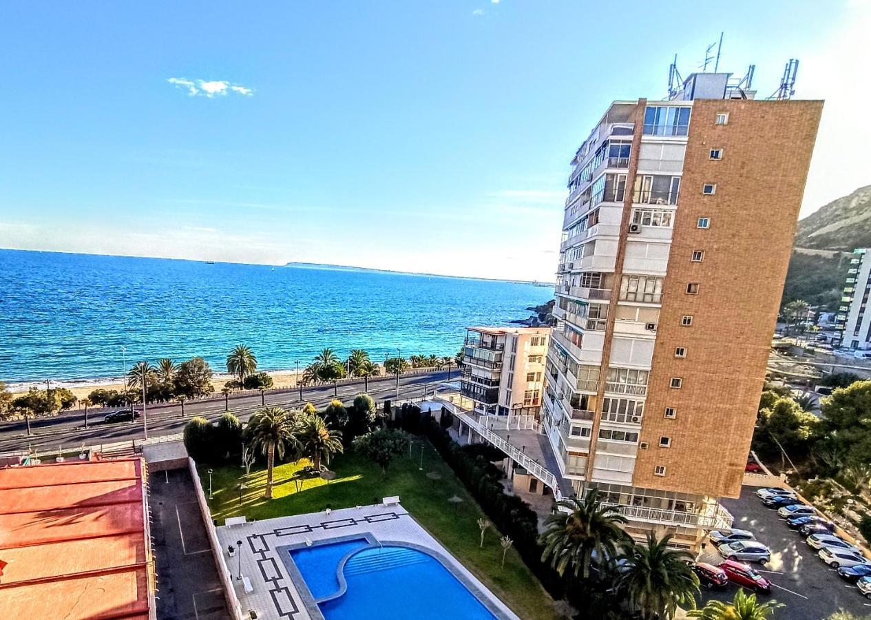 Apartamento En 1ª Linea Con Piscina Alicante Eksteriør billede