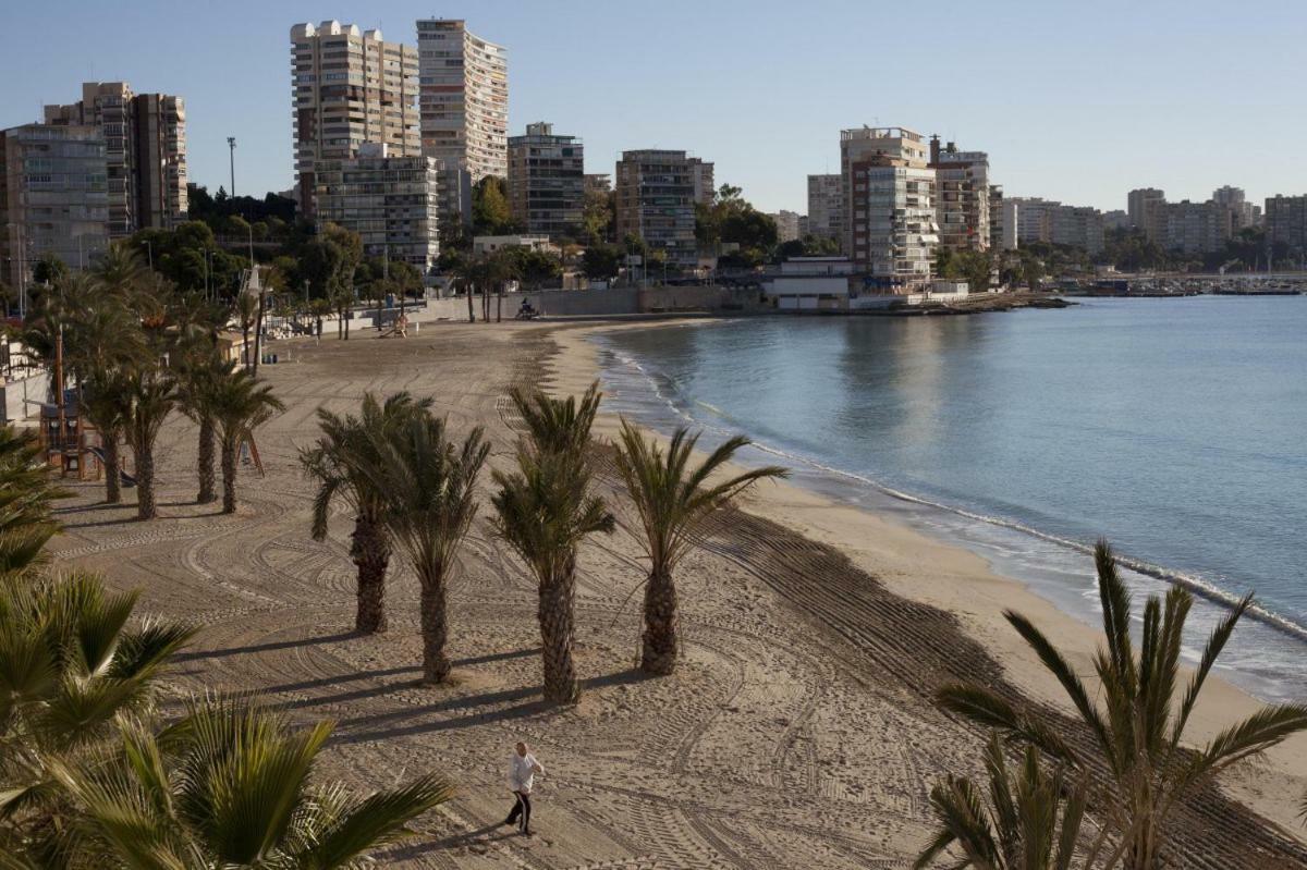 Apartamento En 1ª Linea Con Piscina Alicante Eksteriør billede