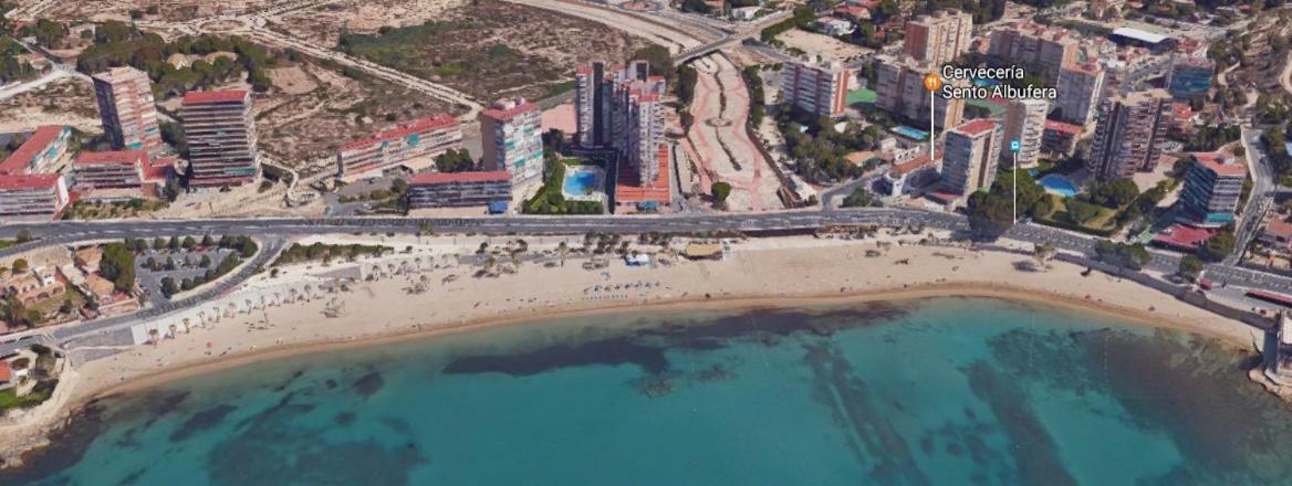 Apartamento En 1ª Linea Con Piscina Alicante Eksteriør billede